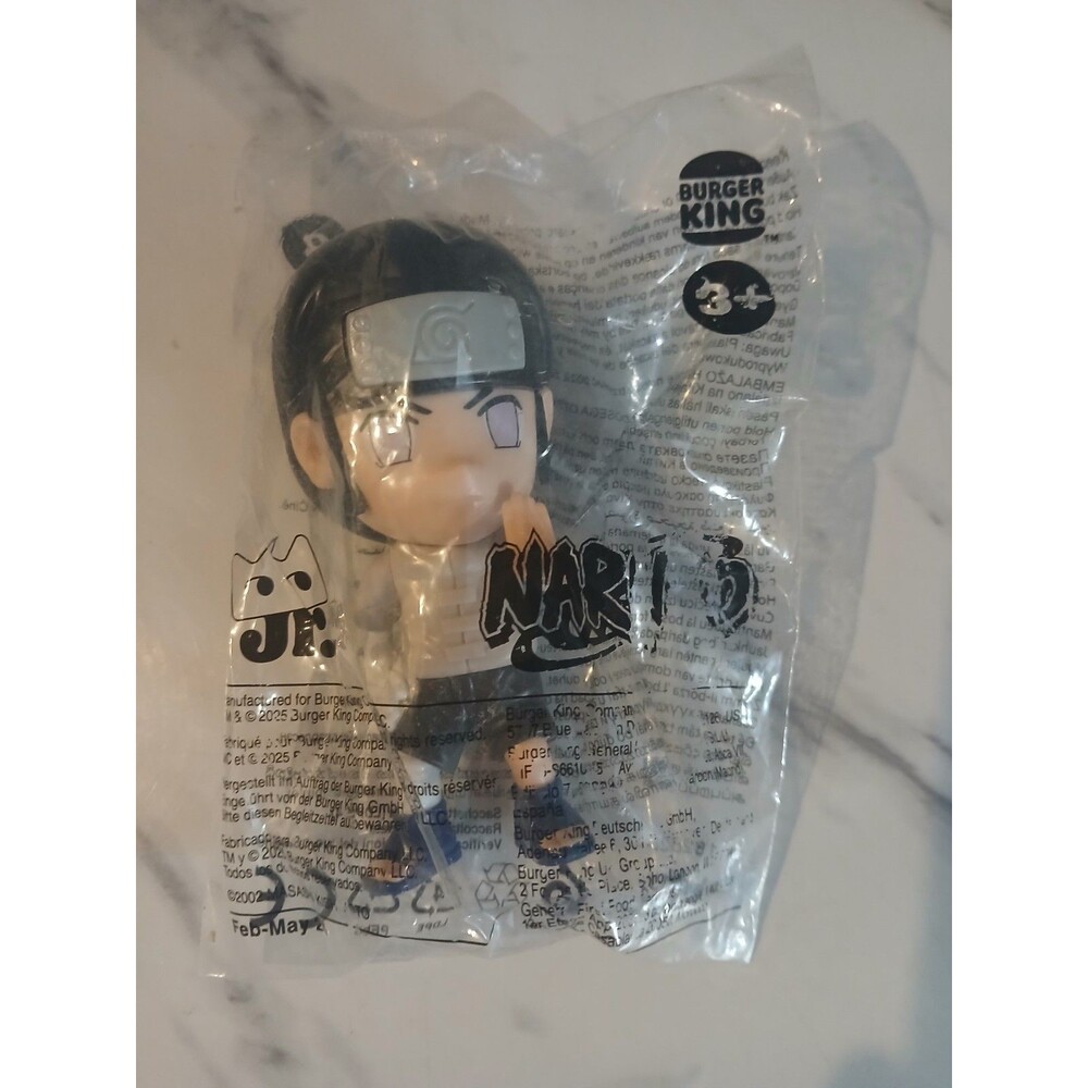 Neji Hyuga Naruto Burger King Toy 2025 #8 Sealed New Unopened Kids Jr Meal